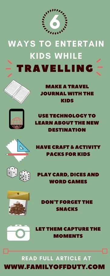ways to entertain your kids while travelling
