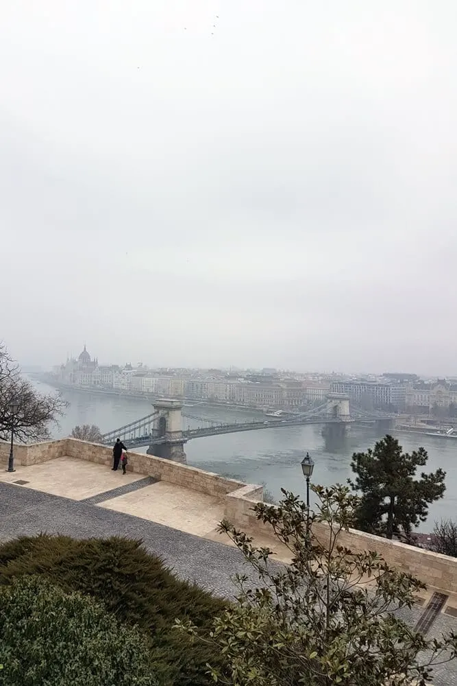 Buda castle view to the Danube