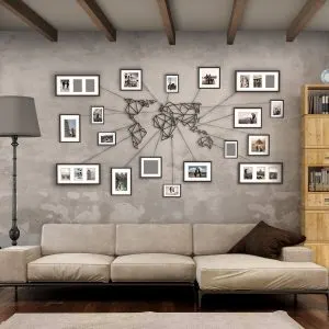 unique travel gift wall frames
