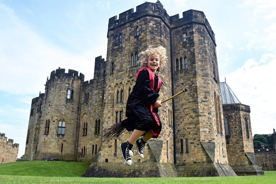 Alnwick Castle with kids