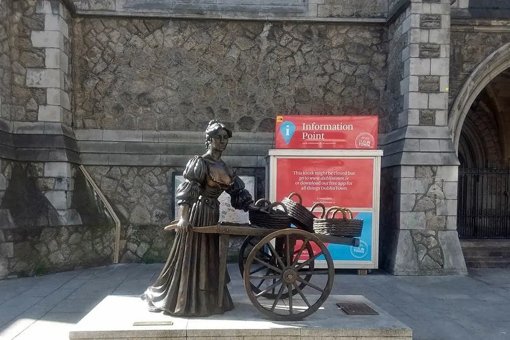 Statue of Molly Malone. 