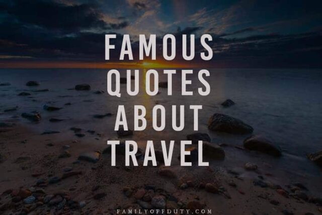 travel quotes two words
