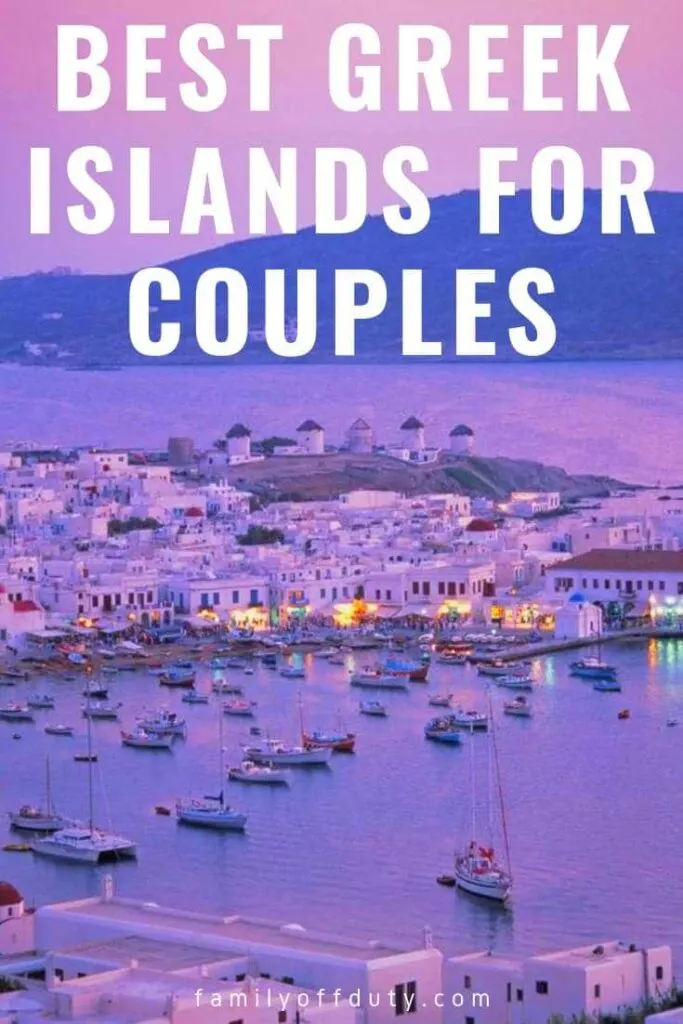 The best Greek islands for couples to travel to