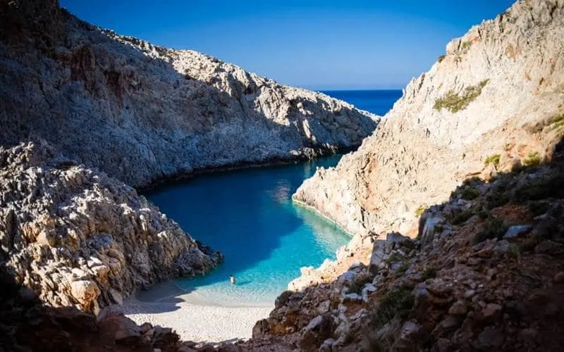 Seitan Limania best beach destinations in Crete