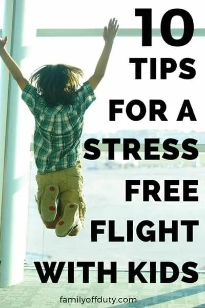 tips for a stress free flight with toddlers