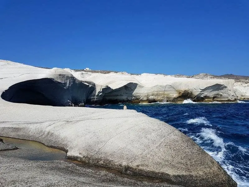 Sarakiniko Milos, best beaches in Milos Greece for travel and leisure 