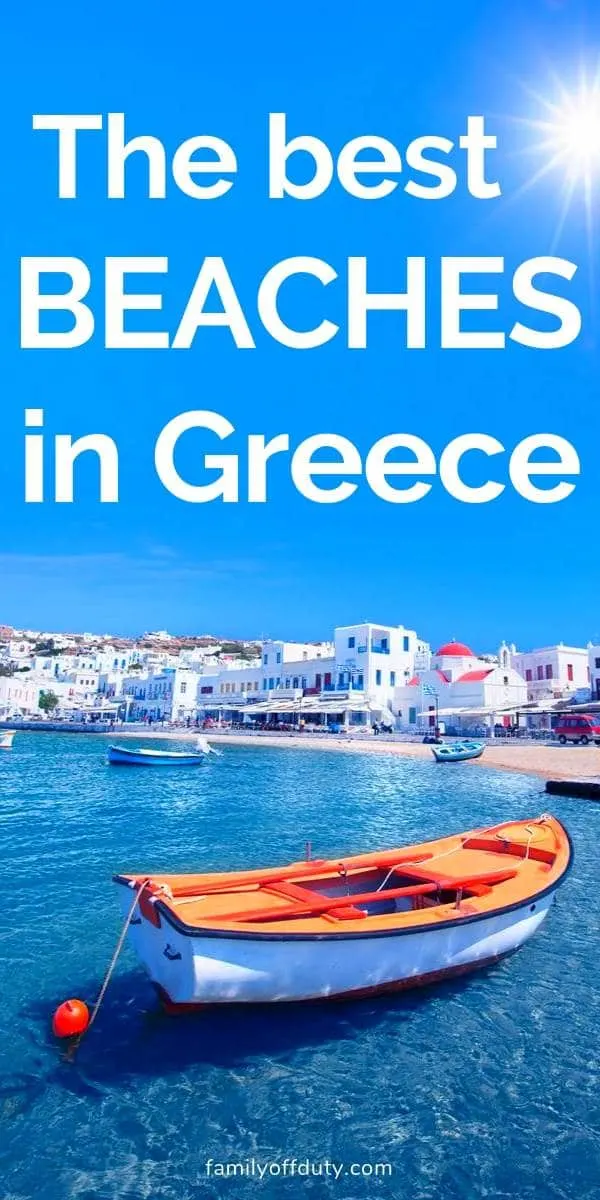 best beaches in greece map with the  most beautiful and best beaches in Greece. 