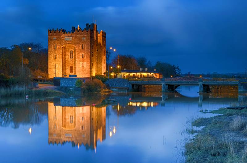 Bunratti Castle in County Clare, Ireland