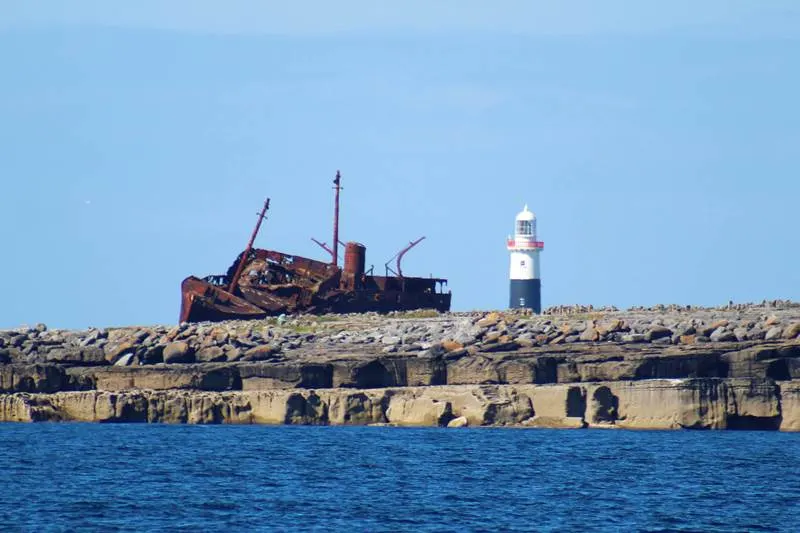 The Plassey and the lighthouse