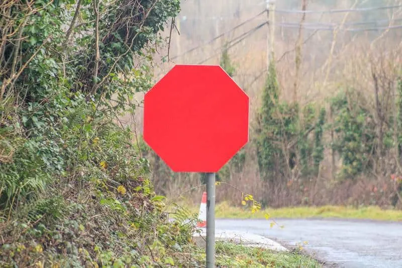 stop sign?