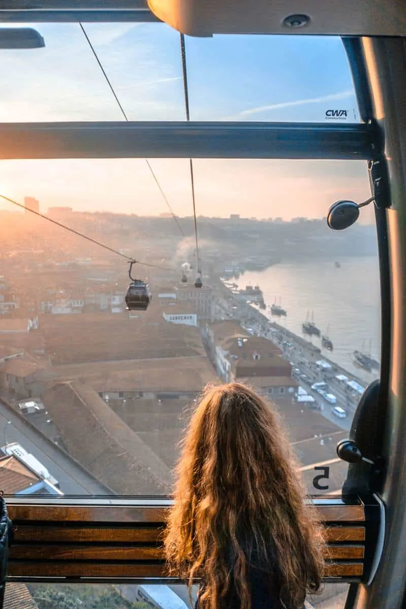 Cable car in Gaia