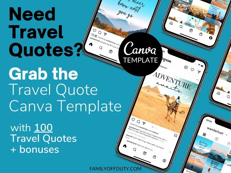 Travel quotes template