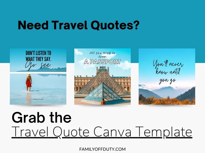 travel posts for social media