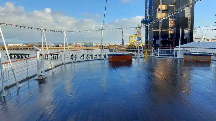 Verandah Deck on Britannia