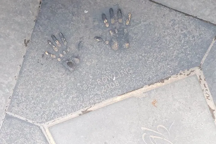 J.K. Rowling's Handprints