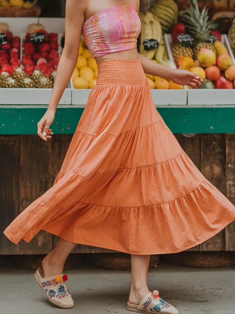 market morning island vacation outfit