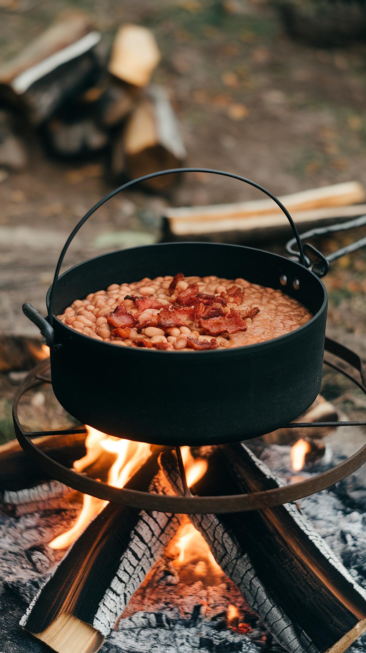 Beans One pot camping meals