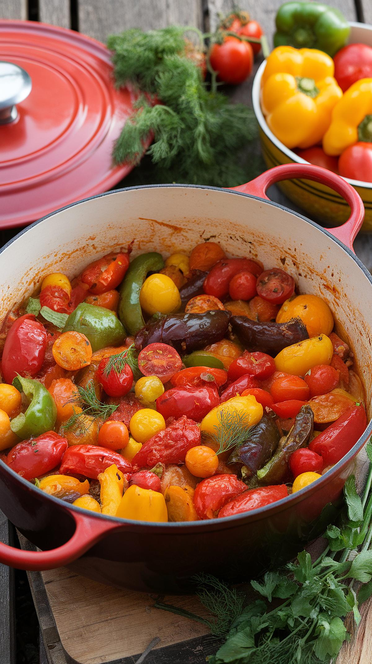 Veggies One pot camping meals