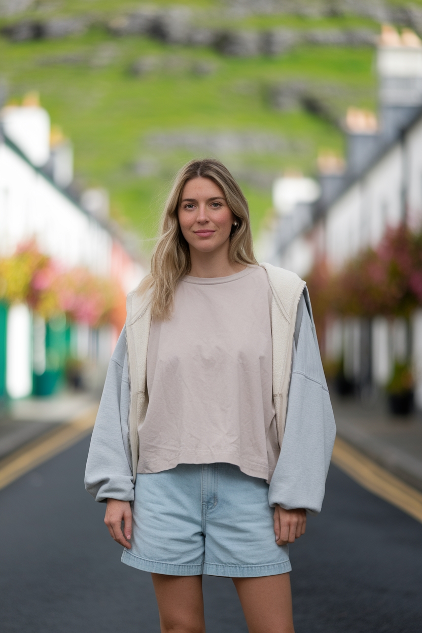 casual weather adaptive outfit