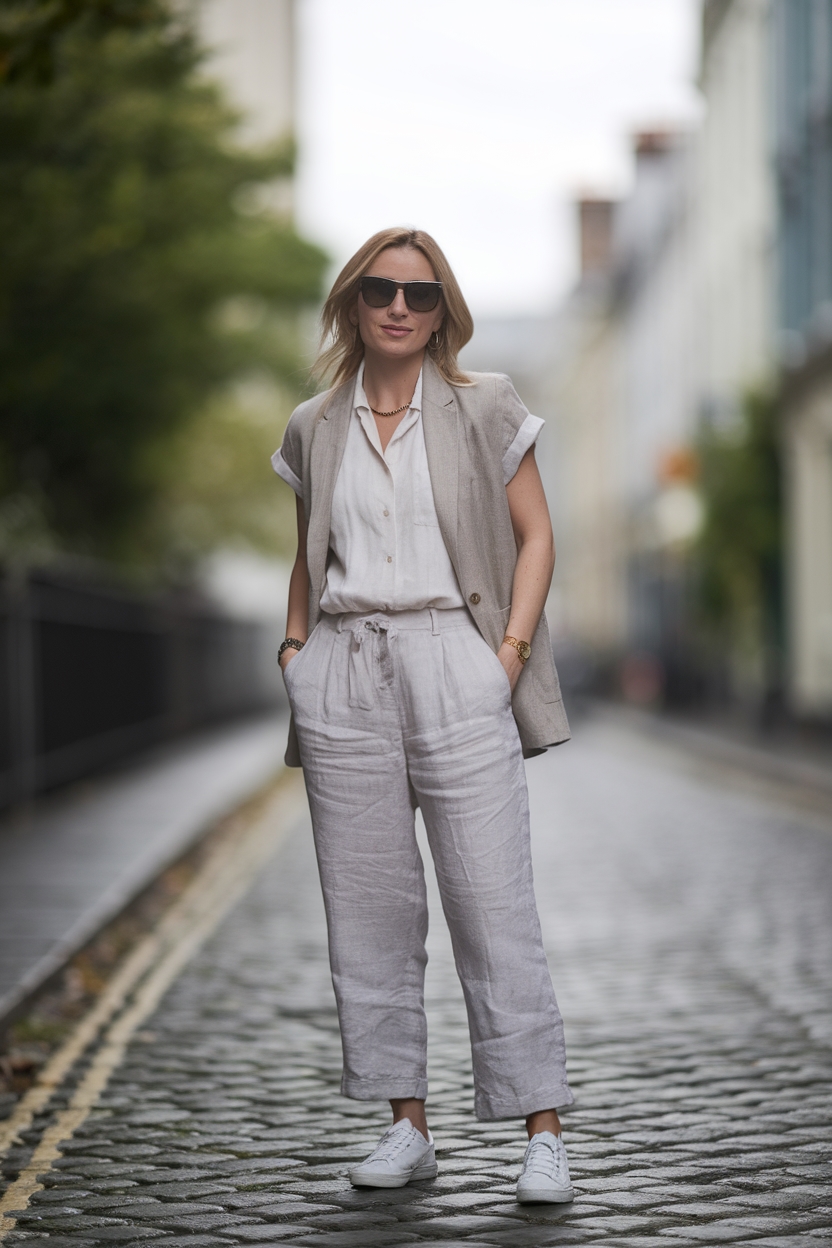 comfortable stylish travel outfit