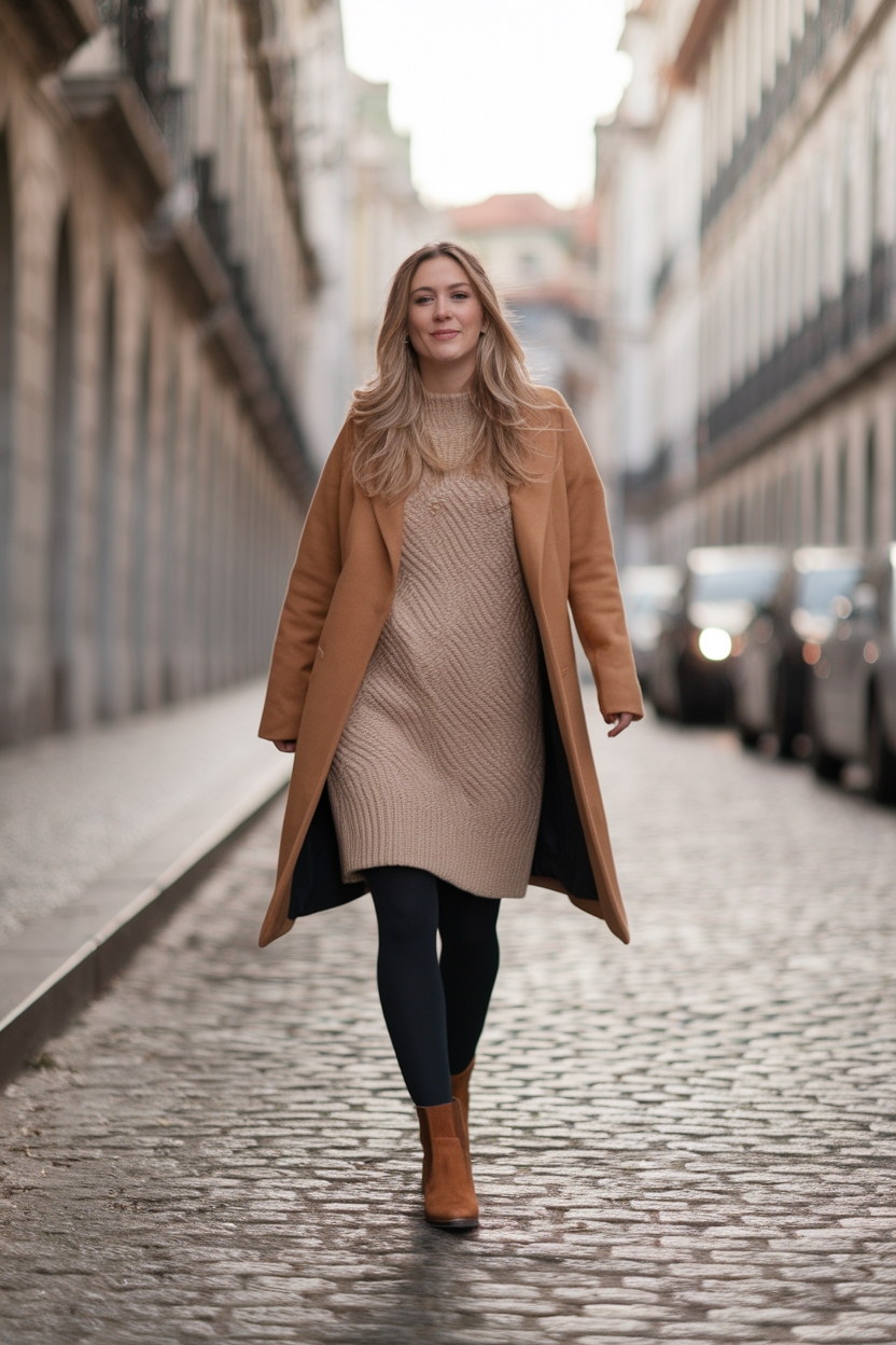 cozy chic outfit combination