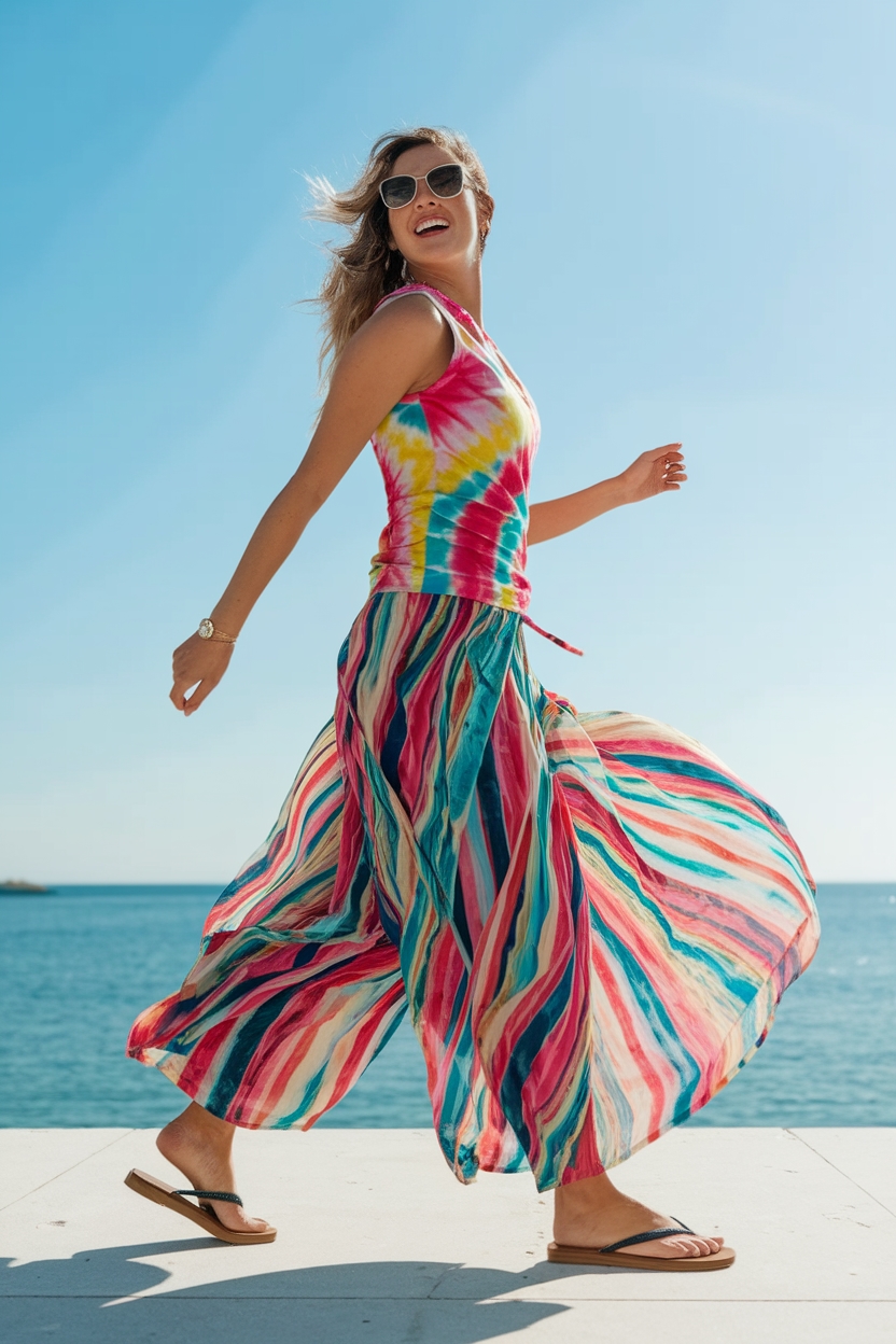 vibrant summer comfort outfit