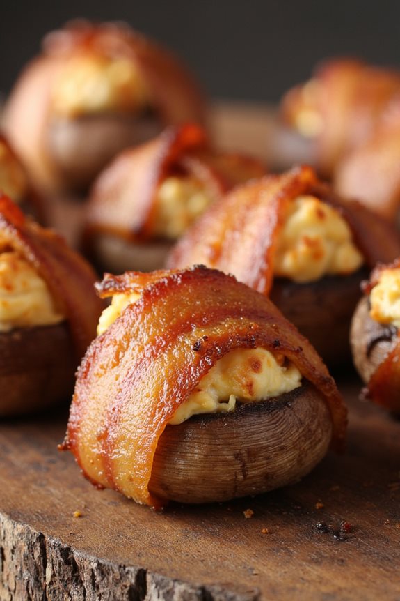 bacon stuffed mushroom perfection