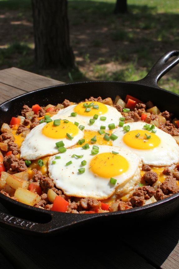 campfire breakfast skillet delight