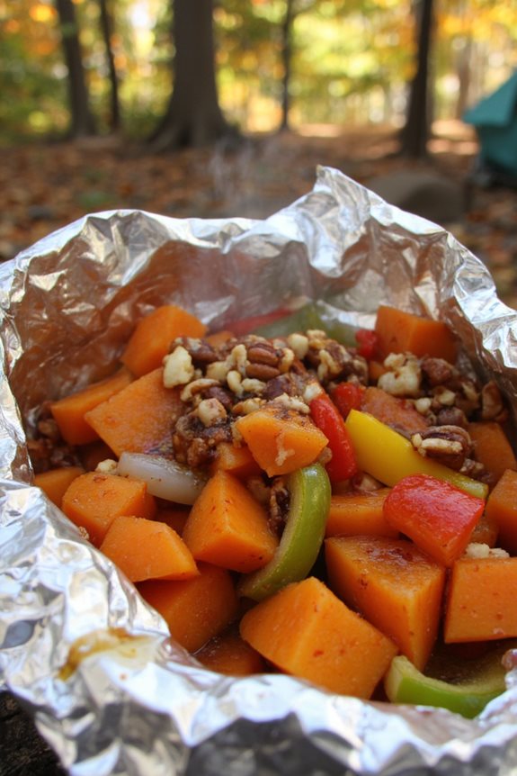 campfire sweet potato goodness