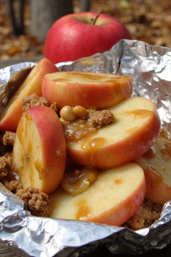 caramel apple camping delight
