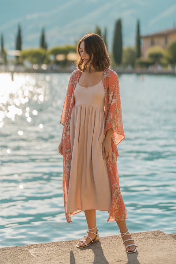 casual lake day outfit