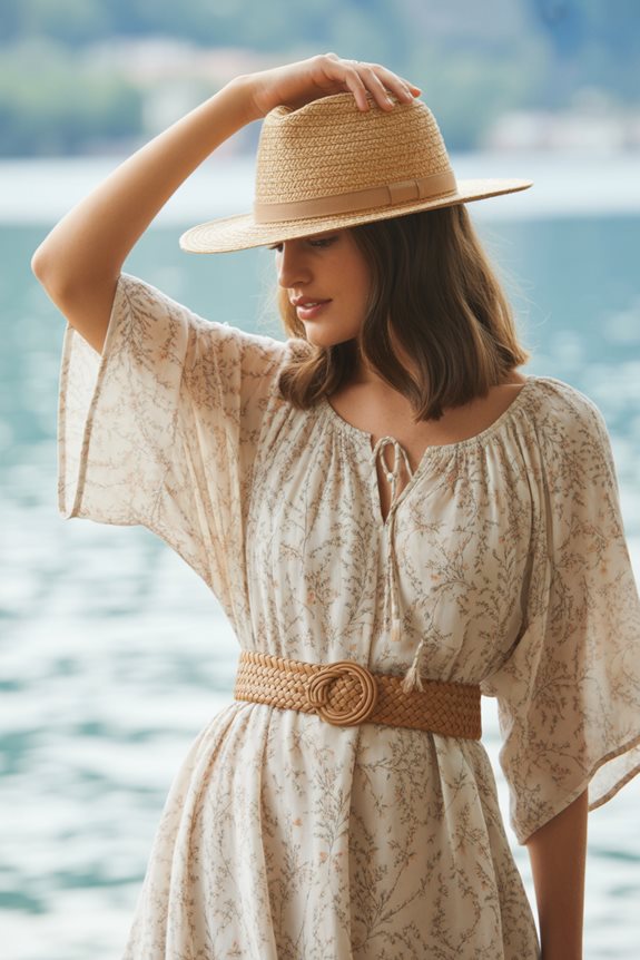 casual lakeside summer outfit