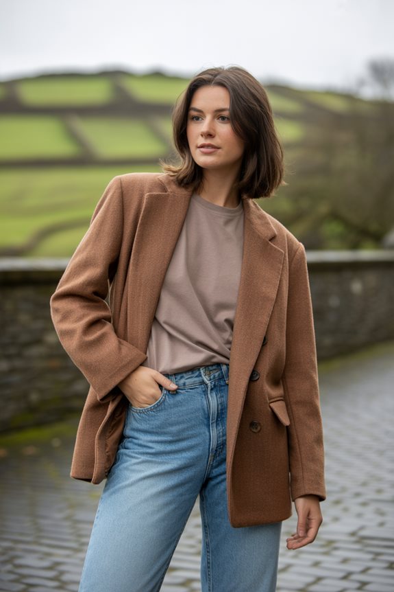 casual layered outfit combination