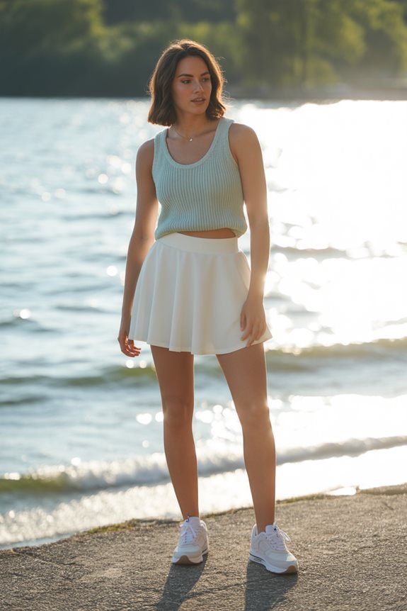 casual summer sports outfit