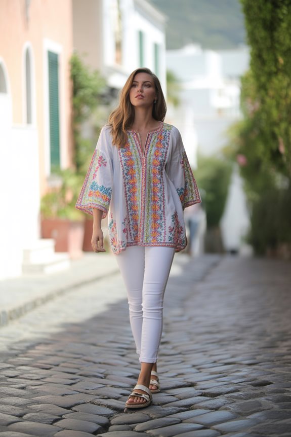 chic brunch beach outfit