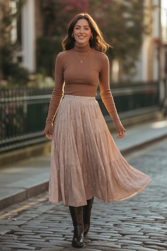 chic rainy day outfit