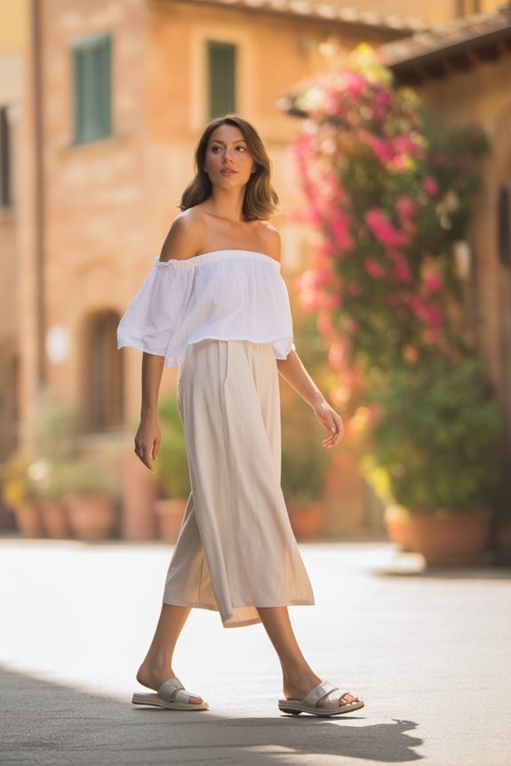 chic summer casual outfit