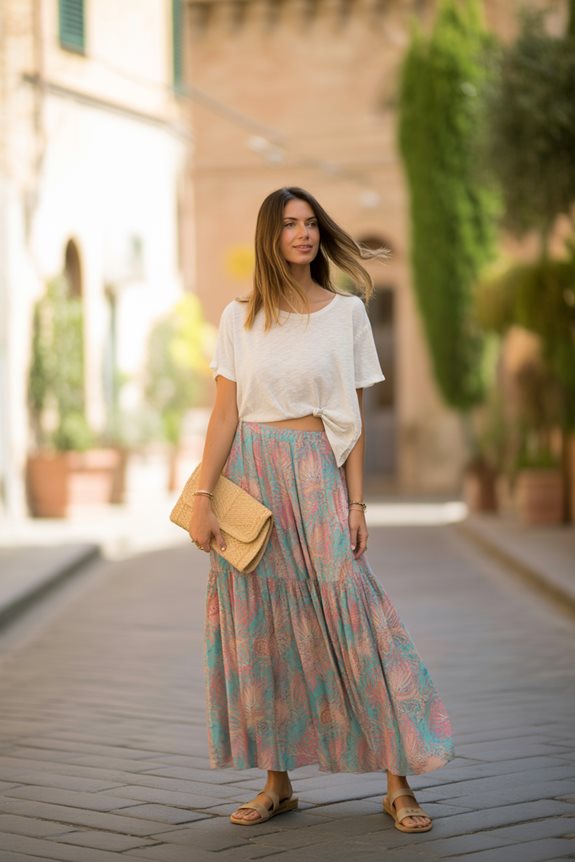chic summer market outfit