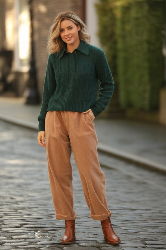 chilly day stylish comfort