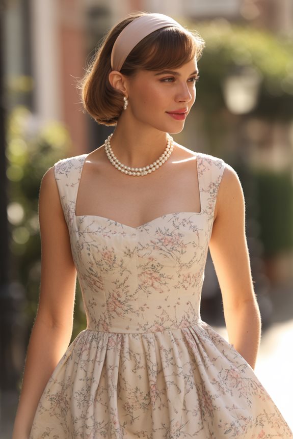 classic film inspired outfit