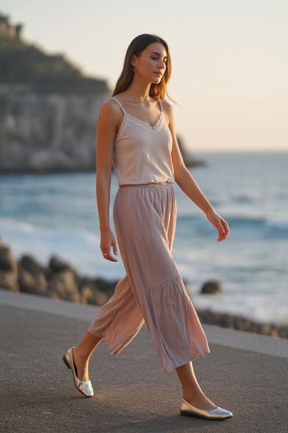 coastal chic evening outfit