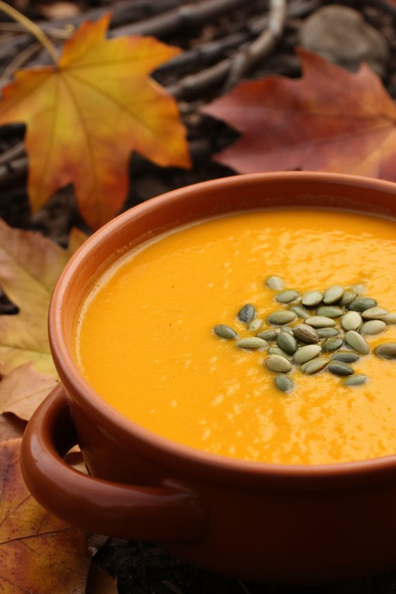 cozy campfire butternut soup