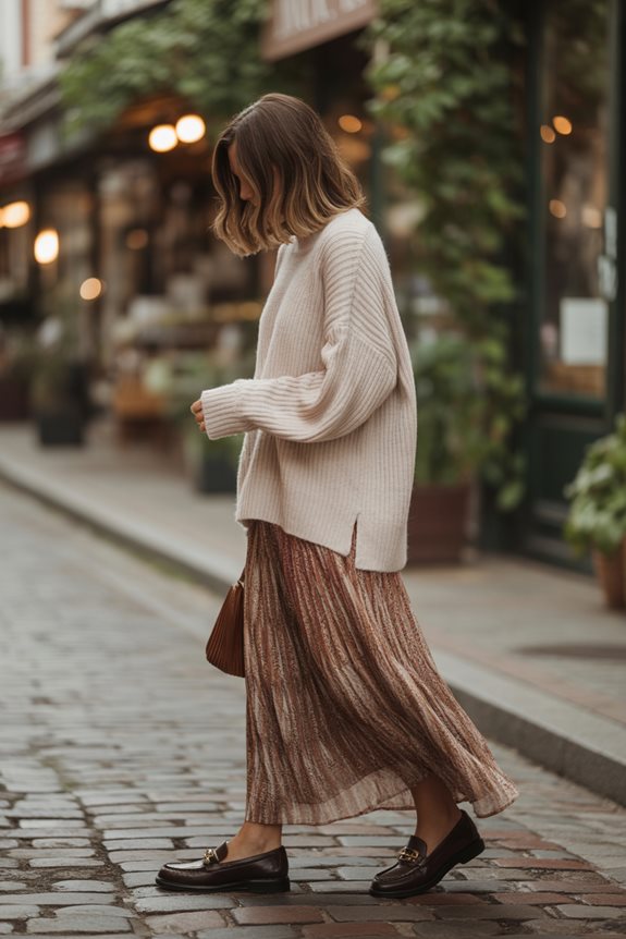 cozy casual town outfit