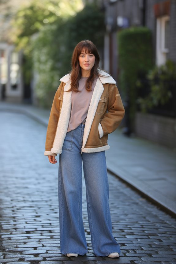 cozy chic coffee outfit