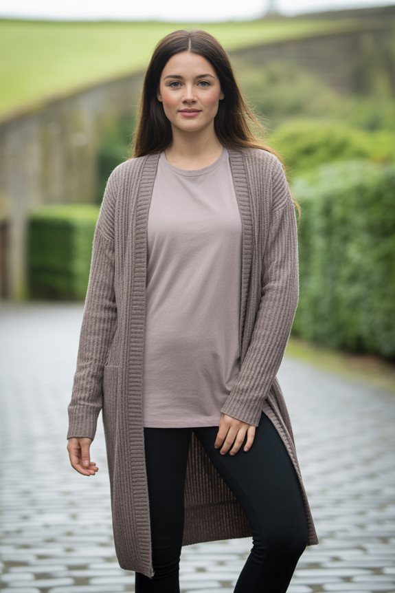 cozy city day outfit