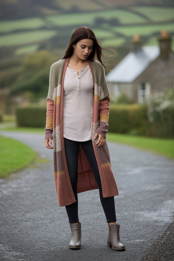 cozy layered outfit idea