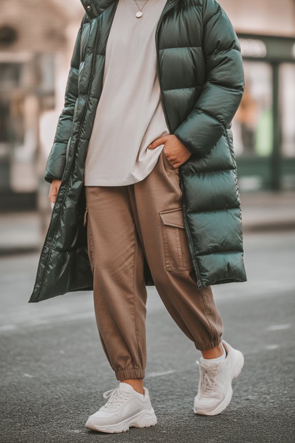 cozy november weather outfit
