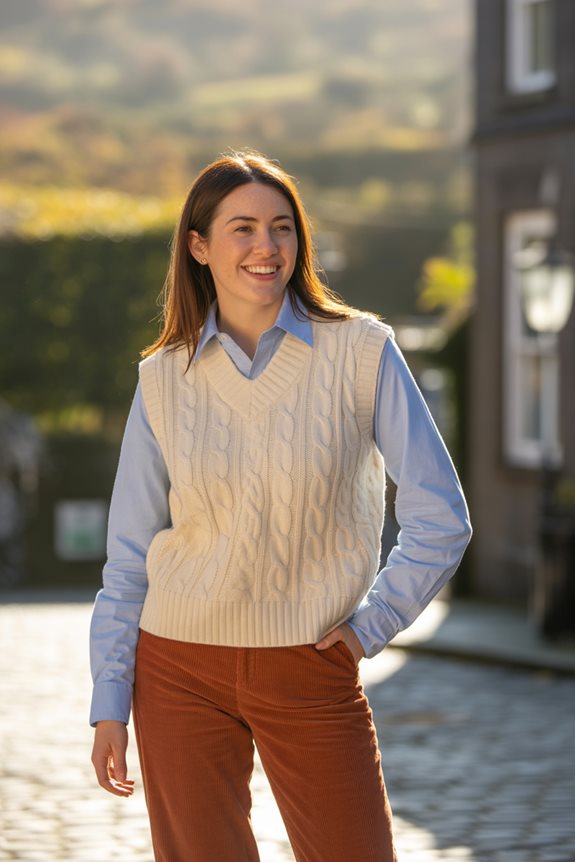 cozy smart casual outfit