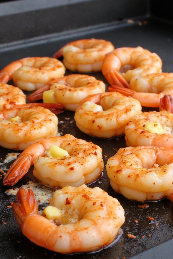 garlic butter shrimp skillet