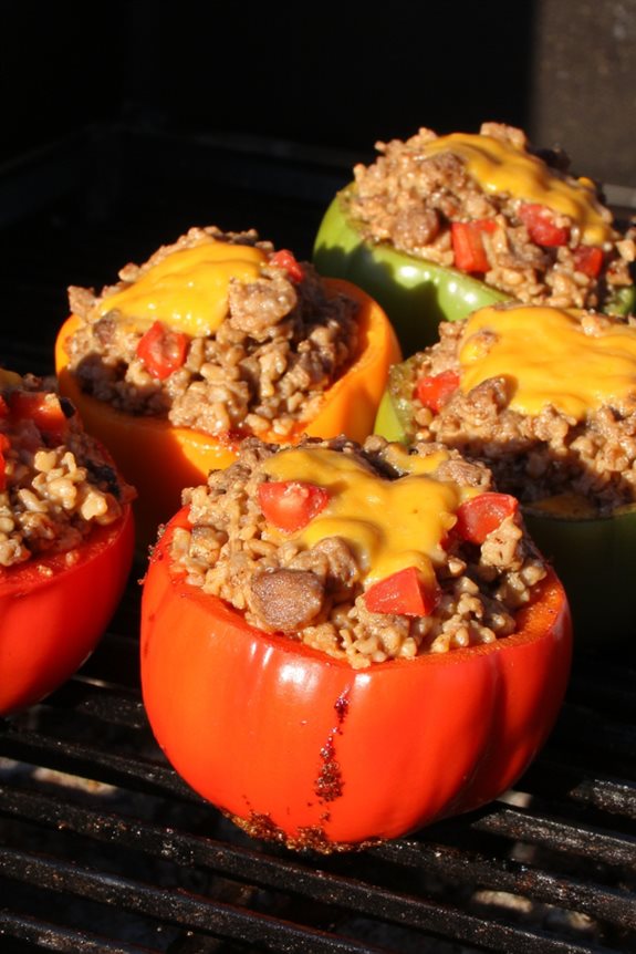 grilled stuffed bell peppers recipe